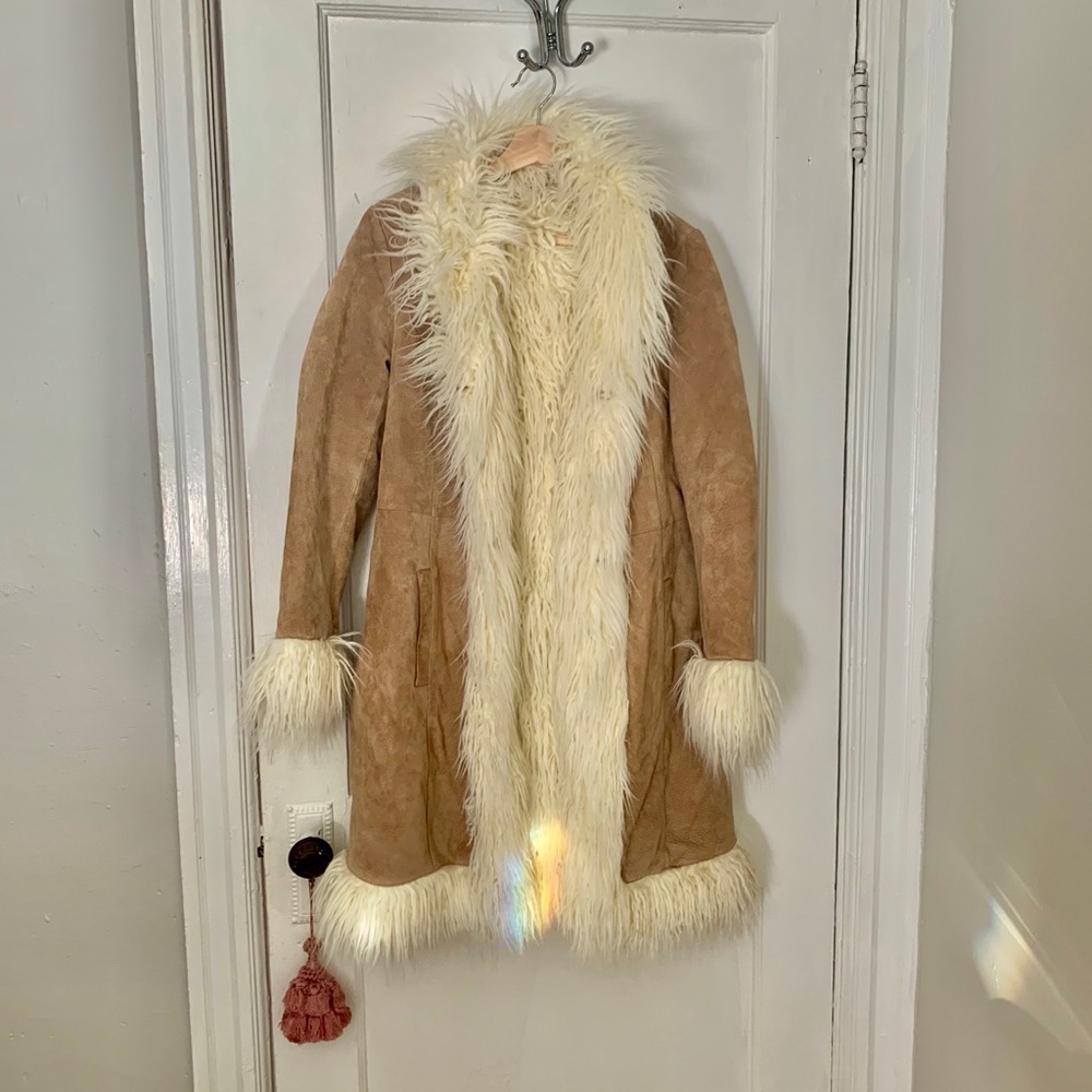 urban outfitters spell / penny lane suede coat